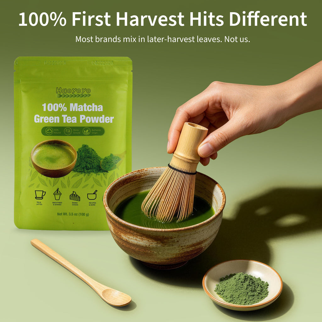 HAOYOYO Ceremonial Grade Matcha Powder Tea 100g